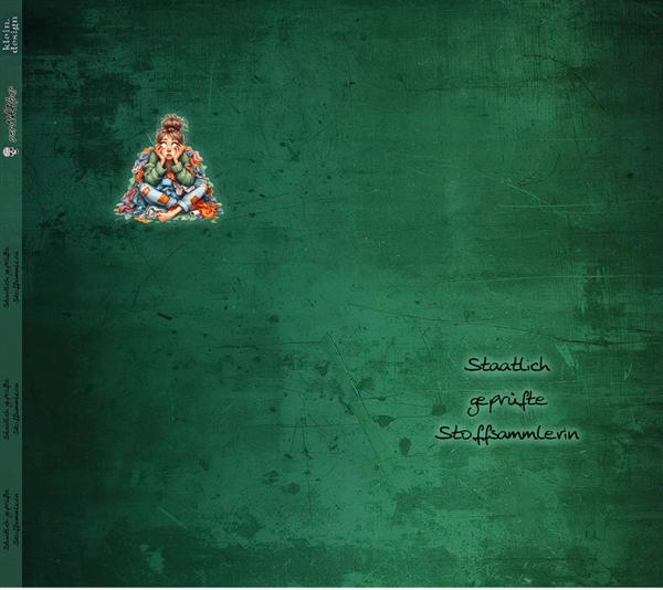 Staatlich geprüfte Stoffsammlerin - 1,3m Paneel - Jersey